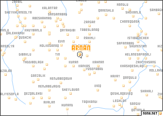 map of Arnān