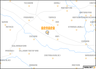 map of Arnara