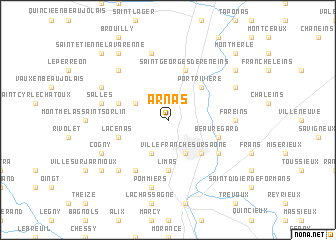 map of Arnas