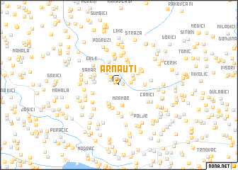 map of Arnauti