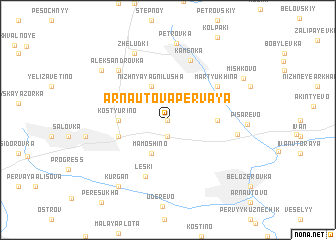 map of Arnautova Pervaya