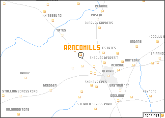 map of Arnco Mills