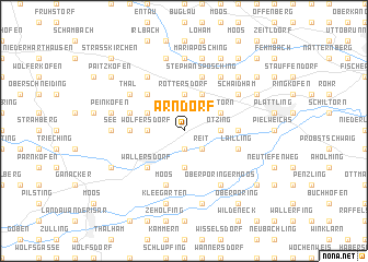 map of Arndorf