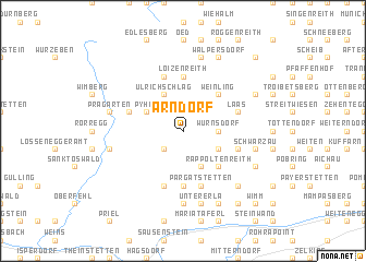 map of Arndorf