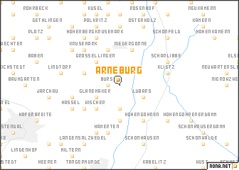 map of Arneburg