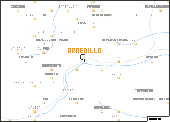 map of Arnedillo
