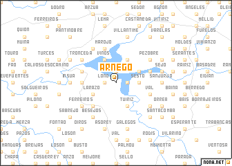 map of Arnego