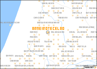 map of Arneiro Tecelão
