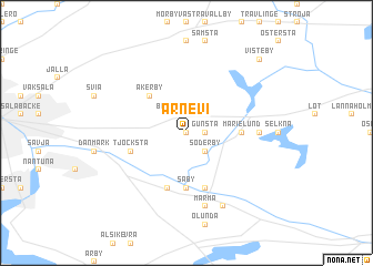 map of Ärnevi