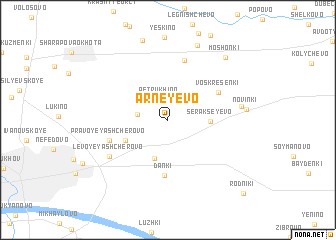 map of Arneyevo