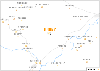 map of Arney