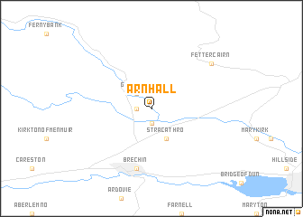 map of Arnhall