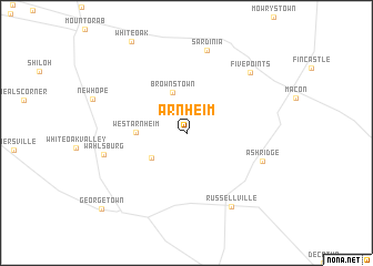 map of Arnheim