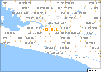 map of Arninge