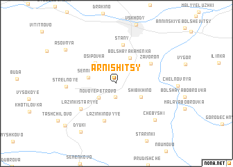 map of Arnishitsy