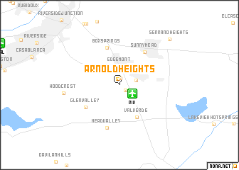 map of Arnold Heights