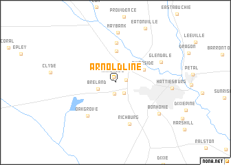 map of Arnold Line