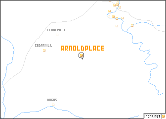 map of Arnold Place