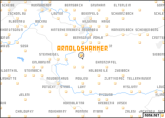 map of Arnoldshammer