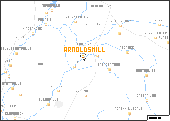 map of Arnolds Mill