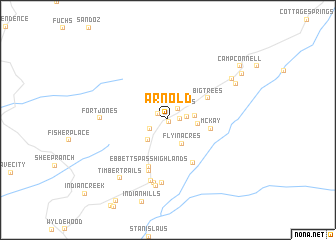 map of Arnold