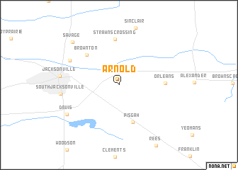 map of Arnold