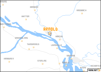 map of Arnold