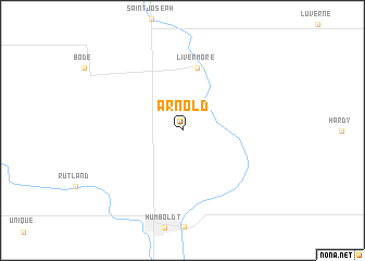 map of Arnold