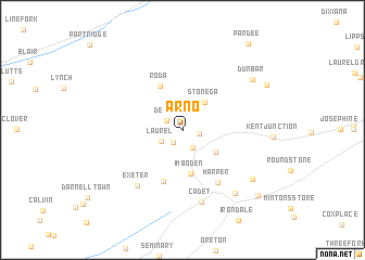 map of Arno