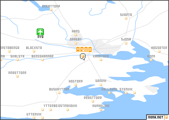 map of Arnö