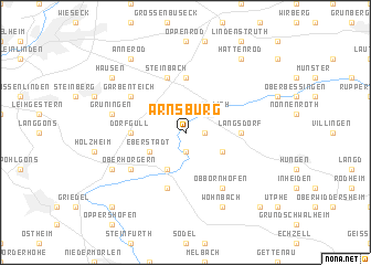 map of Arnsburg