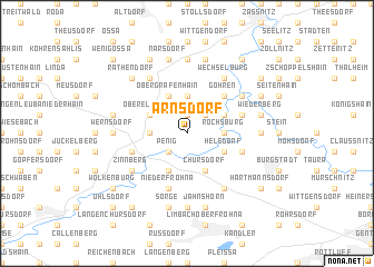 map of Arnsdorf