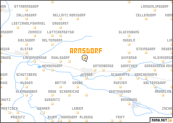 map of Arnsdorf