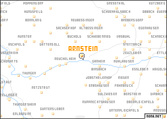 map of Arnstein