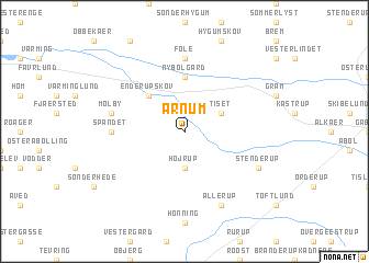 map of Arnum