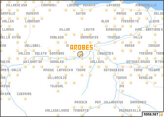 map of Arobes