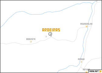 map of Aroeiras