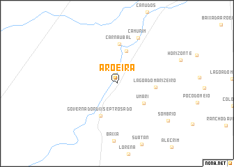 map of Aroeira