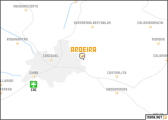 map of Aroeira