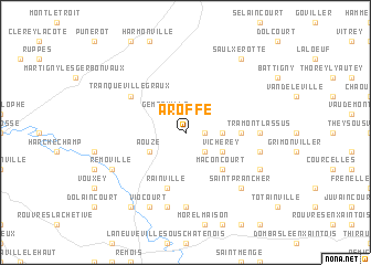 map of Aroffe