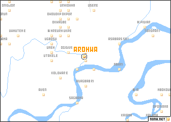 map of Arohwa