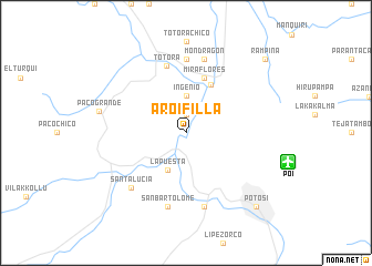 map of Aroifilla