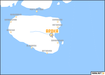 map of Aroka