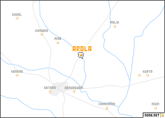 map of Arola