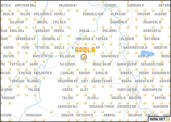 map of Ārola