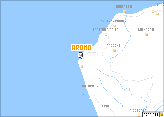 map of Aromo