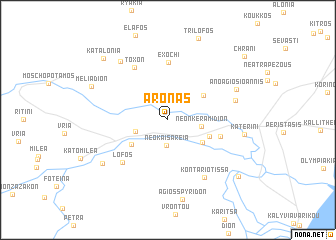 map of Aronás