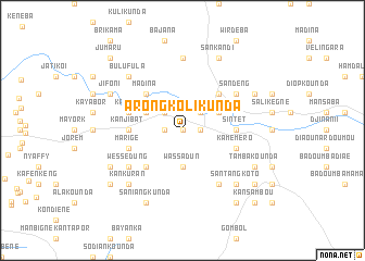 map of Arongkoli Kunda