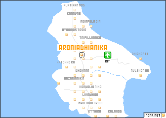 map of Aroniadhiánika