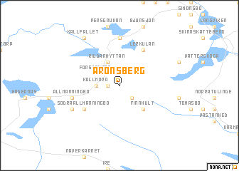 map of Aronsberg